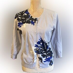 Cable & Gauge Light Gray Sweater Size M